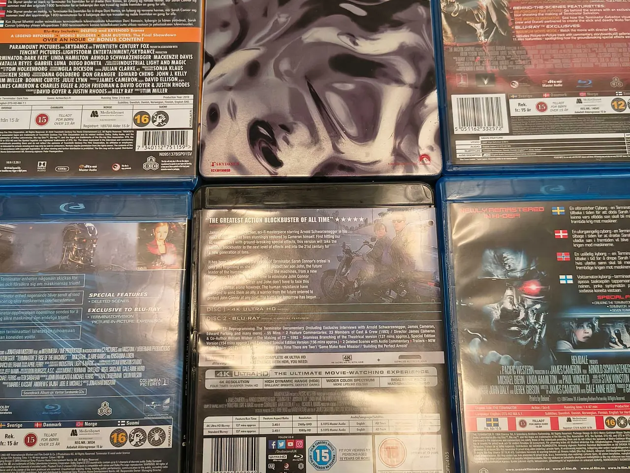 Billede 2 - Terminator 1-6 den komplette filmsamling