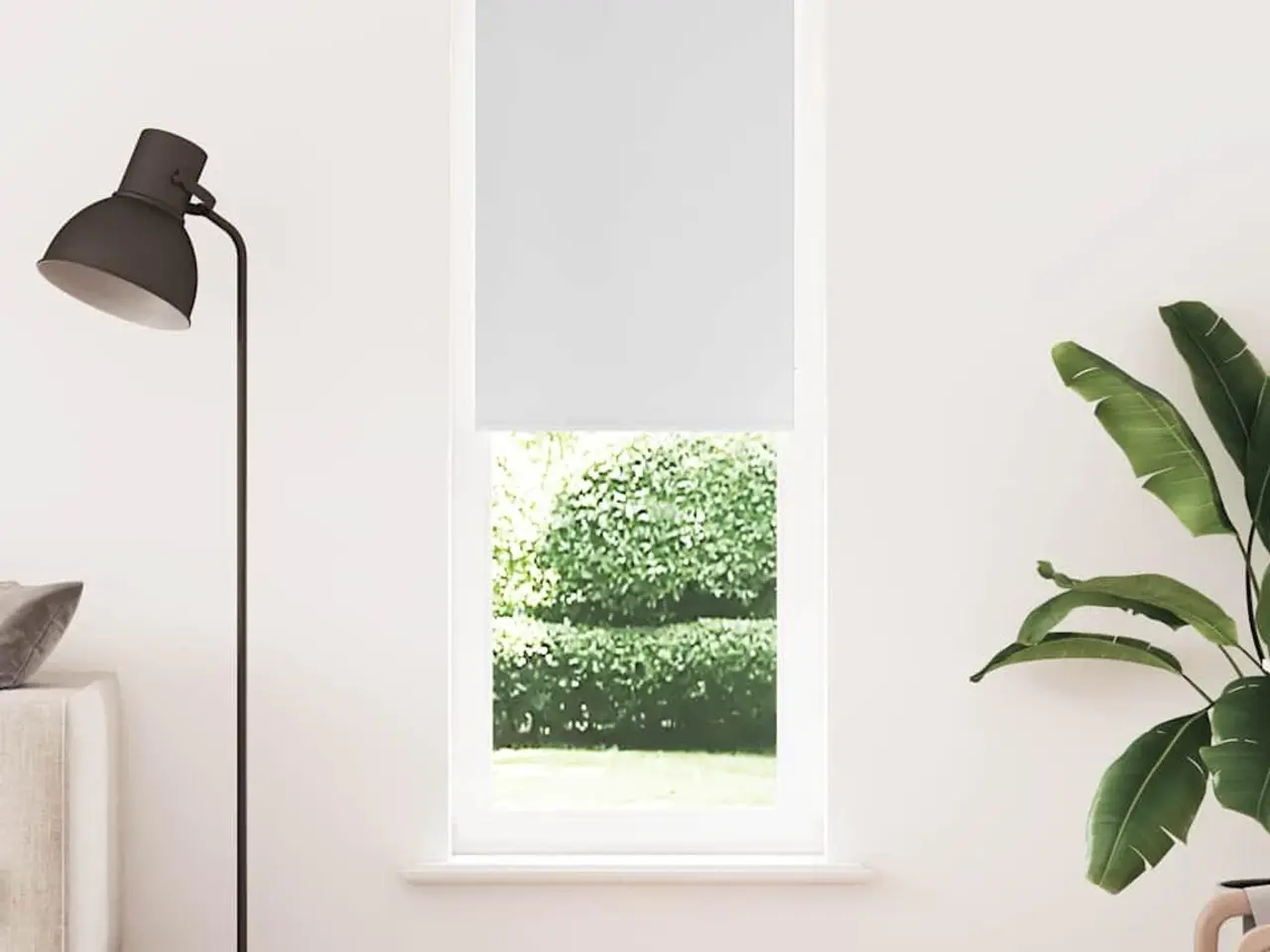 Billede 2 - Rullegardin mørklægning - hvid 85×210 cm (stofbredde 80,7 cm)