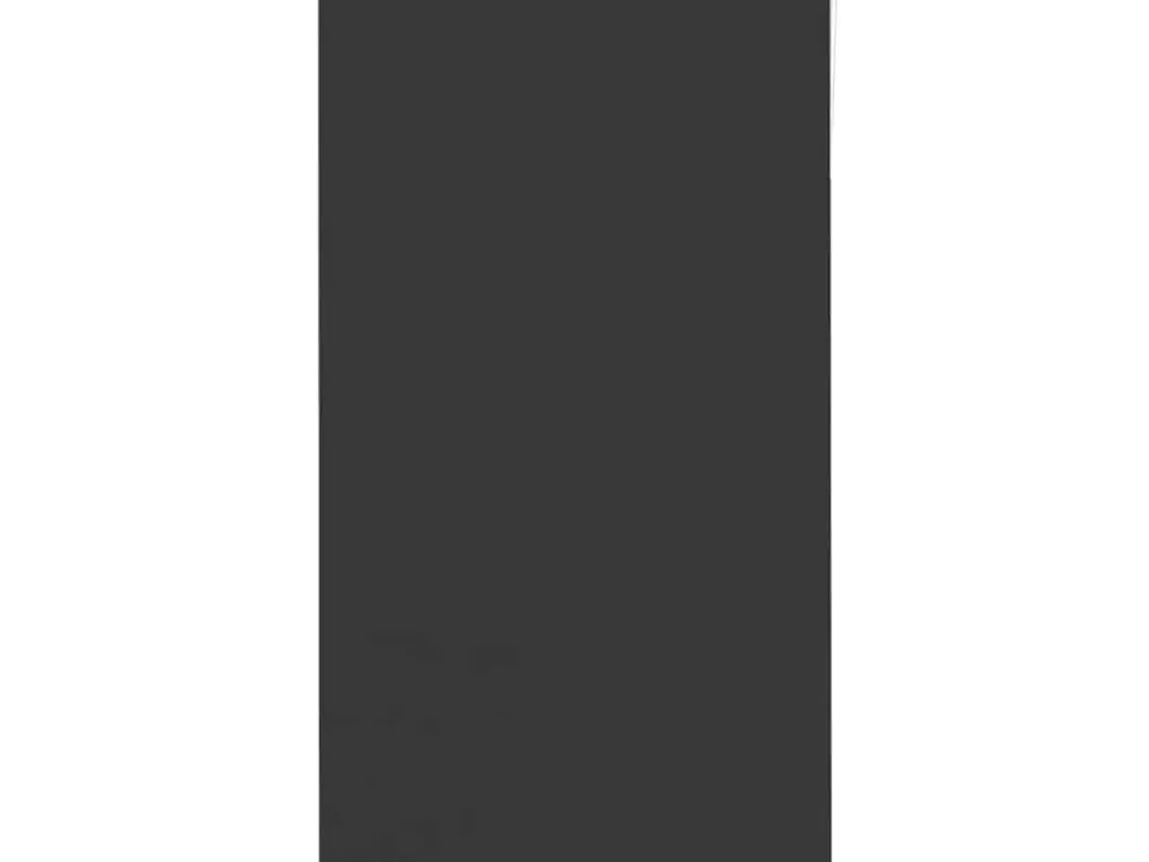 Billede 3 - Mørklægningsrullegardin 120×230 cm - stofbredde 116,6 cm, sort polyester