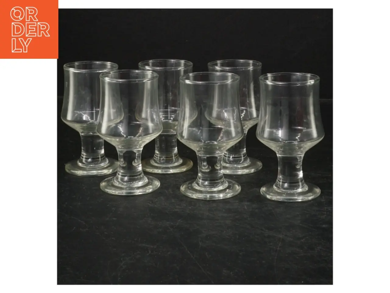 Billede 1 - Seks små glas på 9 cm (str. 9 cm. 6 styk)