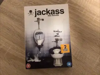 Dvd’er. Jackasse the movies.