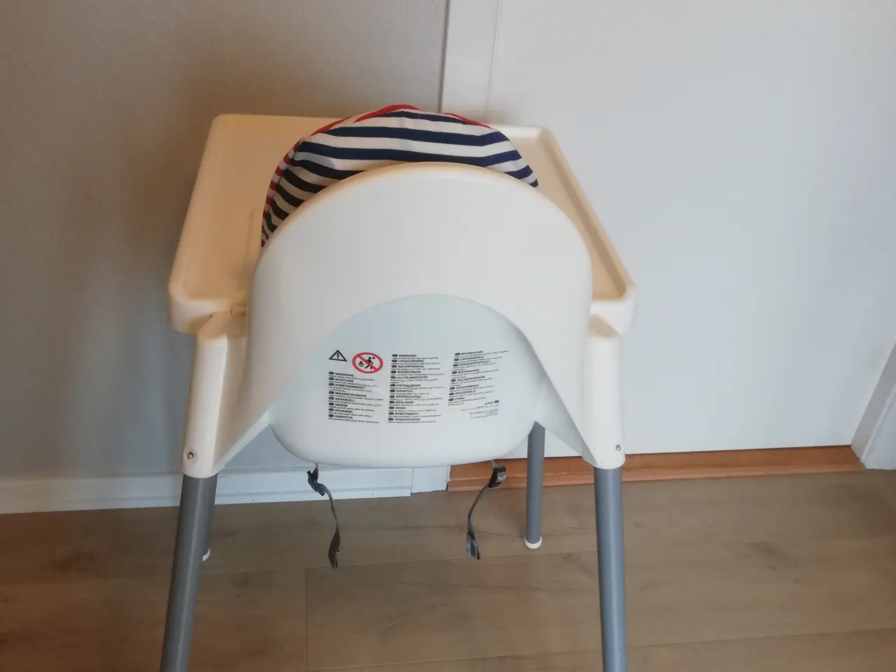 Billede 4 - Højstol Antilop Ikea med bakke, sele og ryghynde