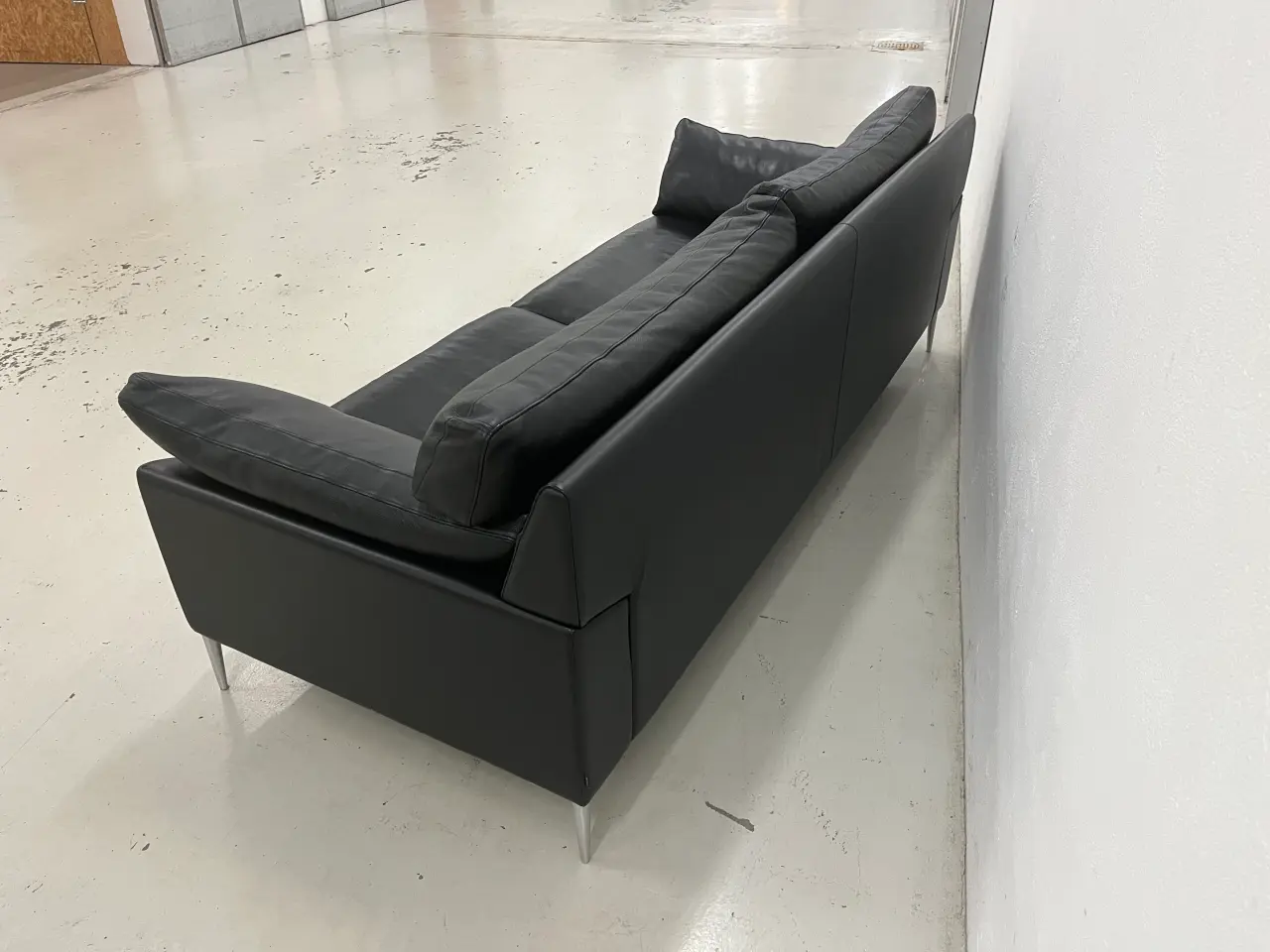 Billede 7 - Søren Lund SL329 3 Pers.Sofa i sort solid læder.