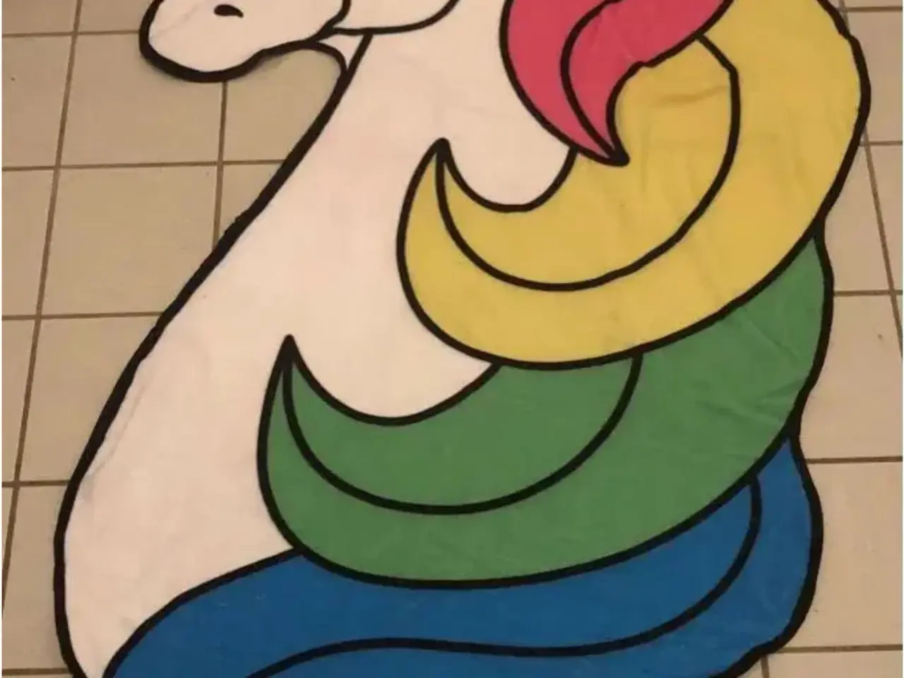 Billede 1 - Stort unicorn håndklæde