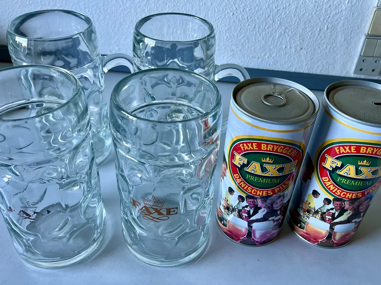 Billede 1 - Faxe Fad krus og øldåser