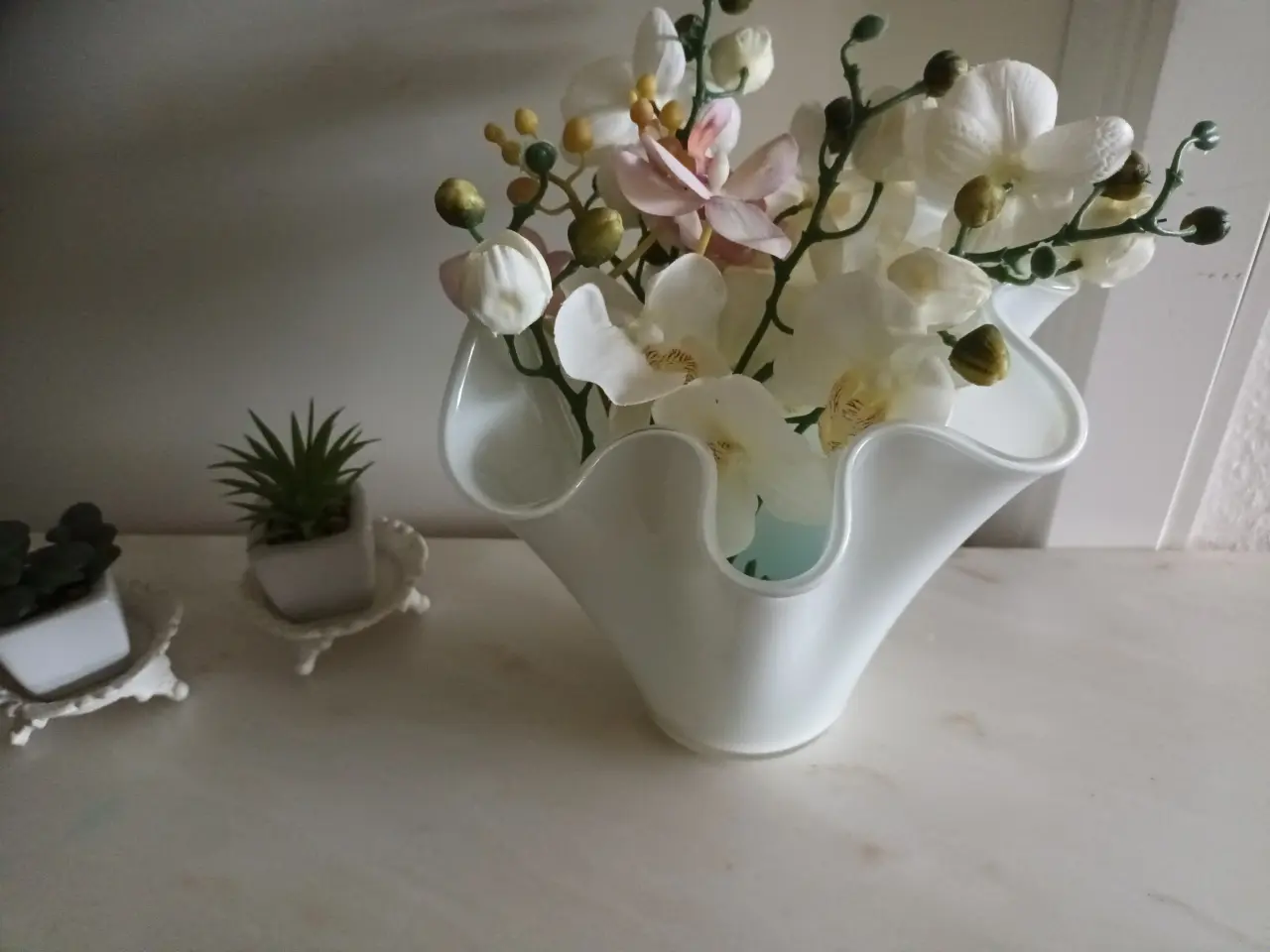 Billede 2 - SMUK H ID STILREN OPAL PER LUTKEN HOLMEGAARD VASE