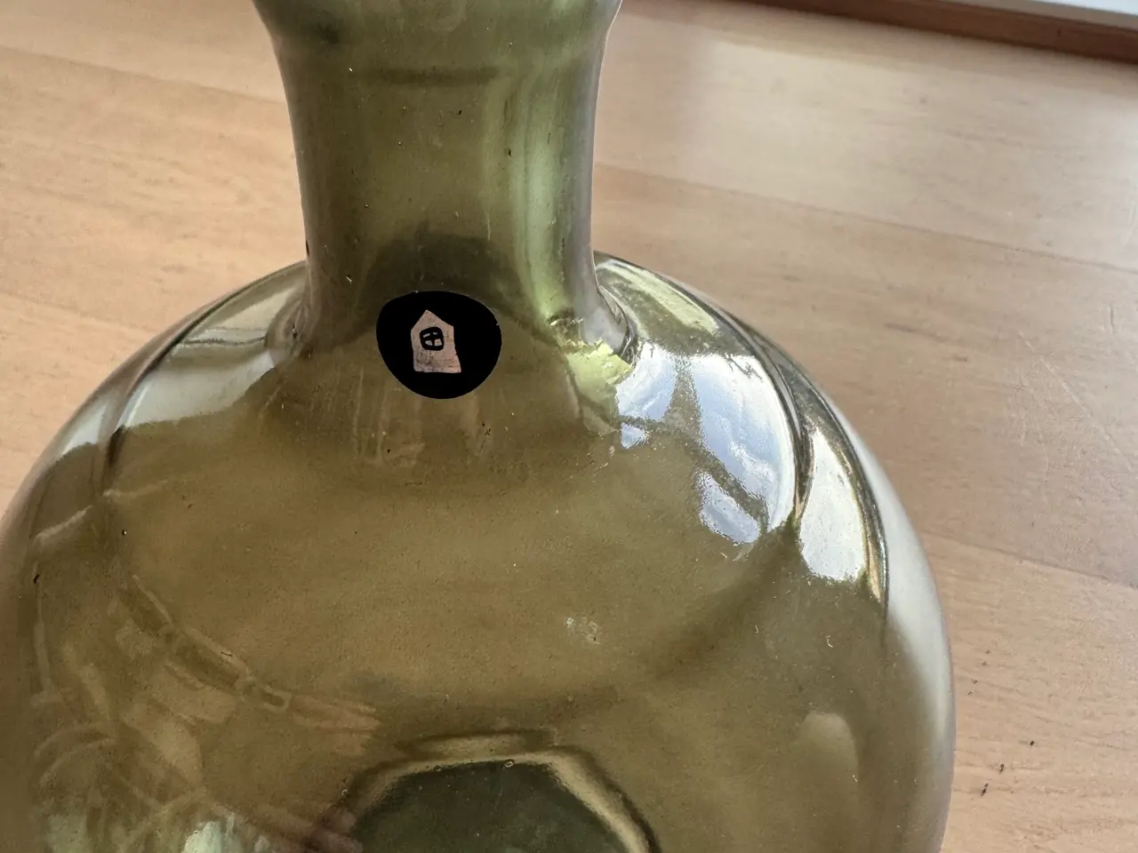 Billede 2 - Flot grøn vase