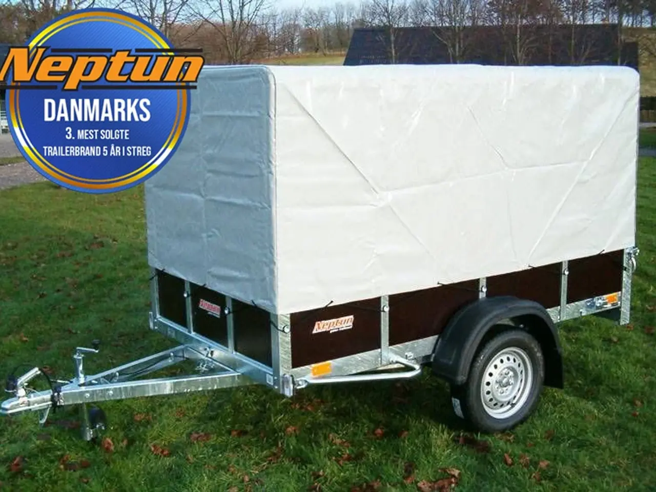 Billede 1 - Neptun Trailwood 202 GN078 med 125 cm presenning