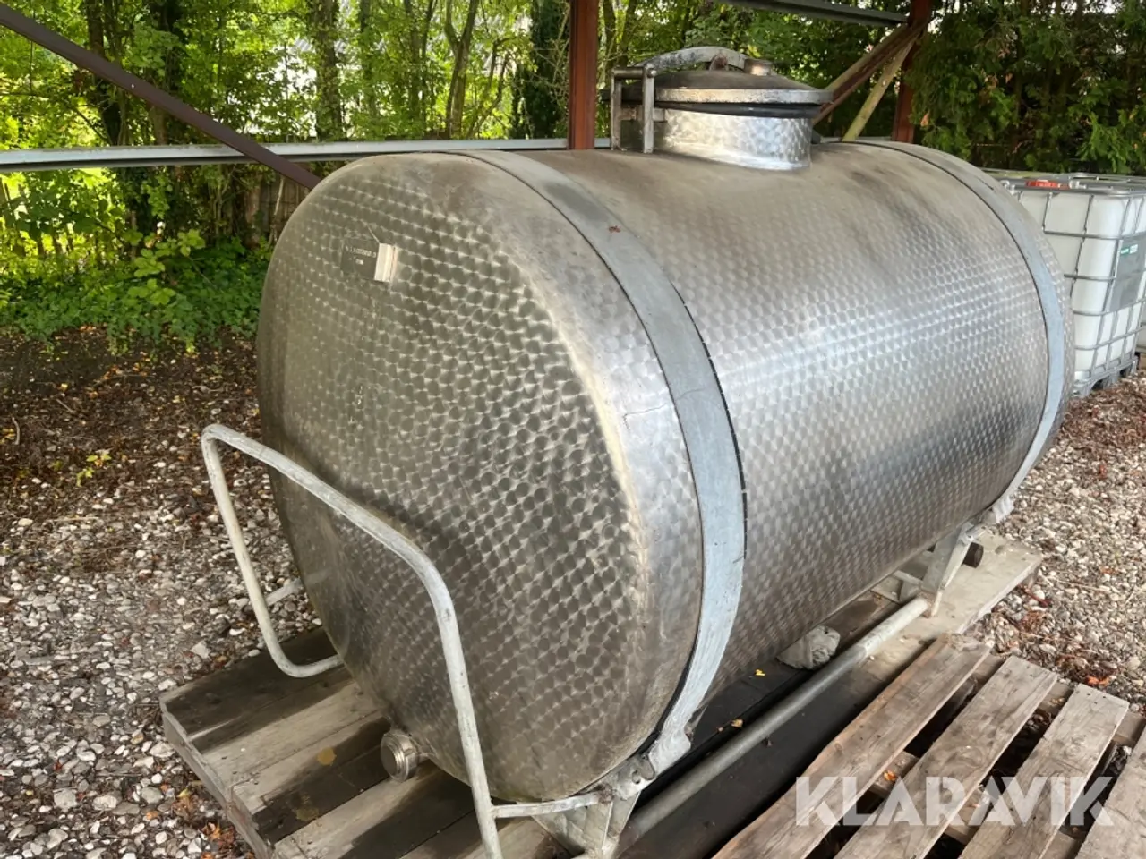 Billede 3 - Rustfri tank S.A. Christensen 2000liter