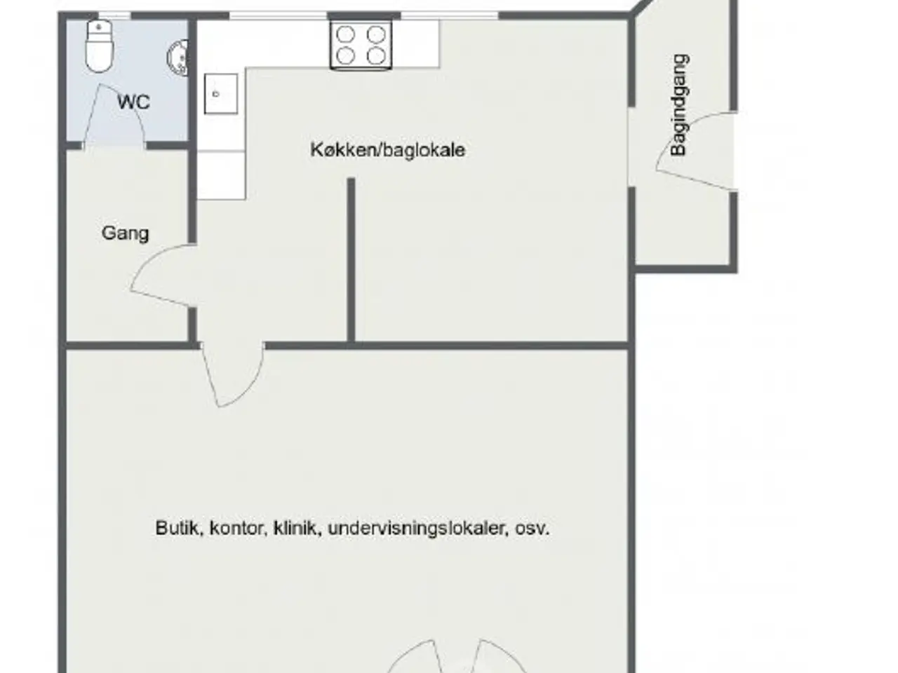 Billede 6 - Fleksibelt erhvervslokale på 66 m² centralt i Frederikshavn