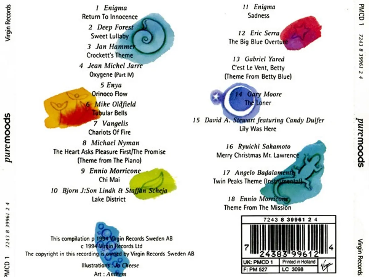 Billede 2 - Diverse kunstnere – Pure Moods – CD