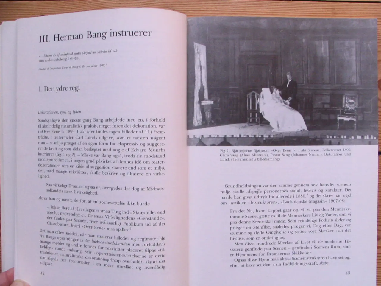 Billede 3 - Sceneinstruktøren Herman Bang
