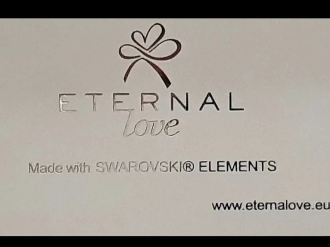 Billede 3 - Swarovski Eternal lov halskæde