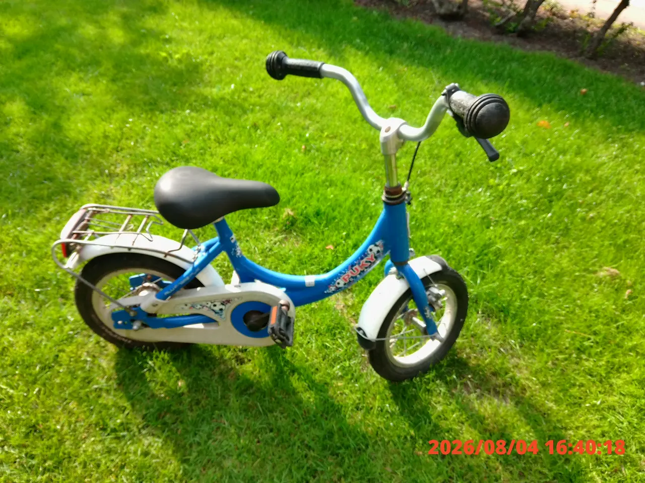 Billede 1 - Blå børnecykel på ca. 12 tommer 