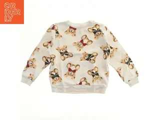 Sweatshirt med bamseprint fra H&M (str. 122)