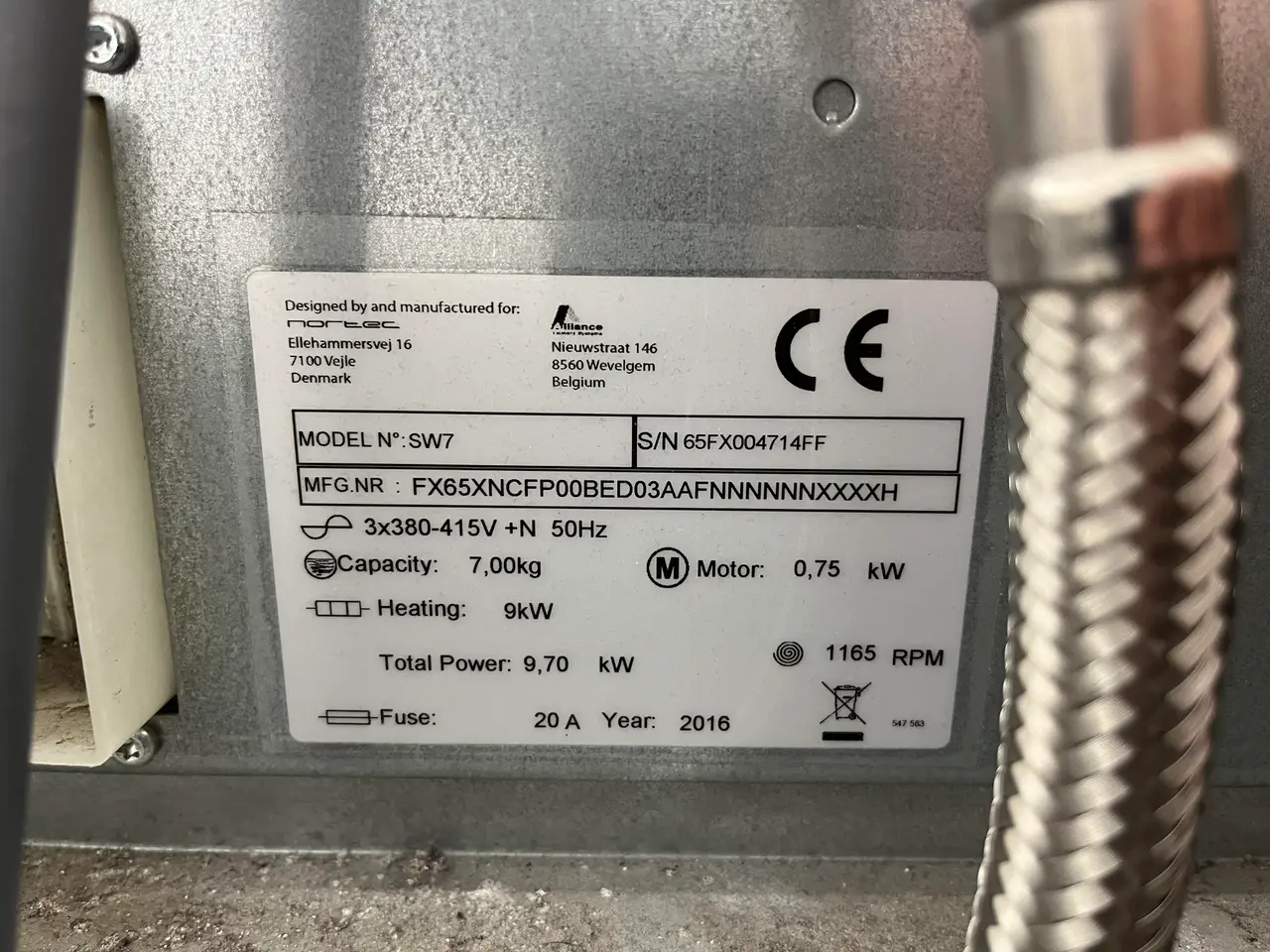 Billede 6 - Vaskemaskine NORTEC SW7