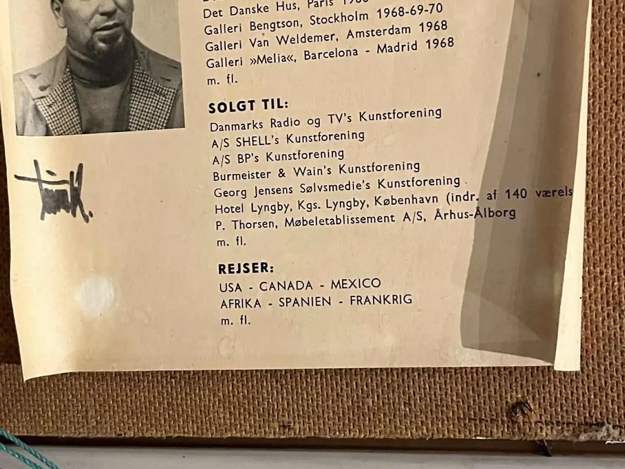 Billede 2 - Oliemaleri af Finn Krogh Abstrakt motiv