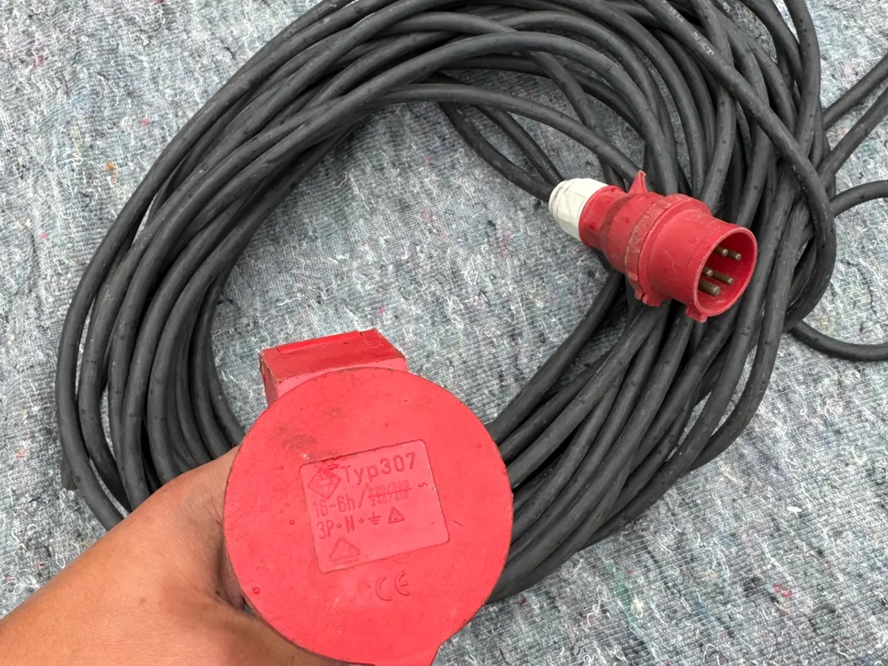 Billede 4 - 30 meter langt 400V CEE-forlængerkabel med 16A 5-p