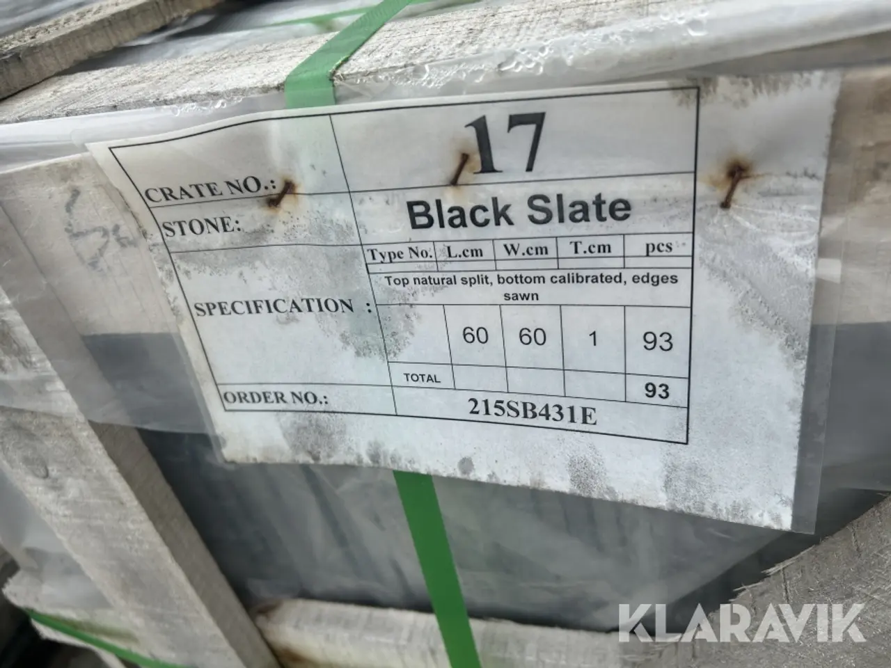 Billede 6 - Kinesisk Skifer Black Slate 5 paller