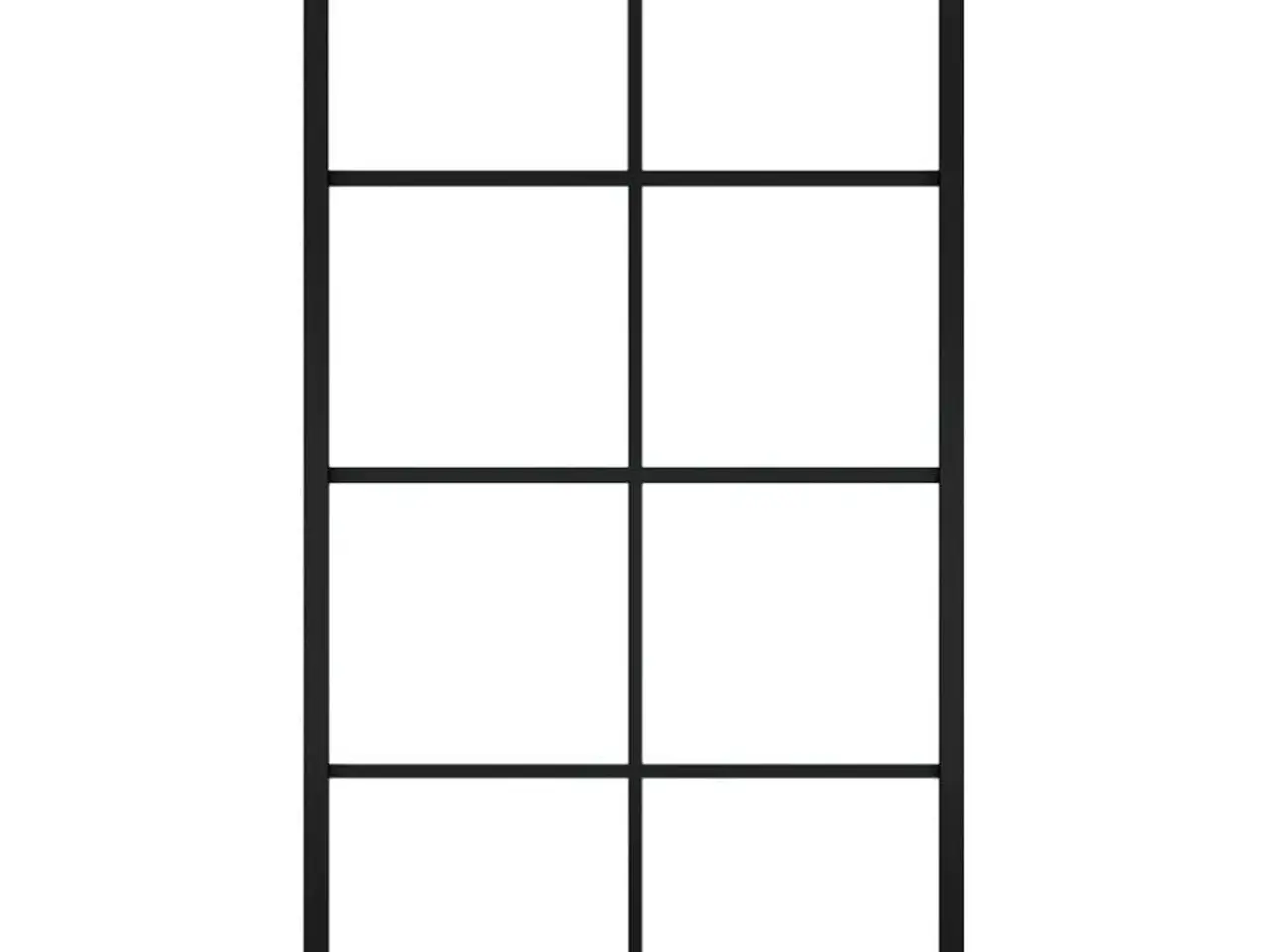 Billede 4 - Skydedør 102,5x205 cm aluminium og sikkerhedsglas sort