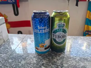 1 Liters Tuborg dåser fra 2010 – Samlerobjekt