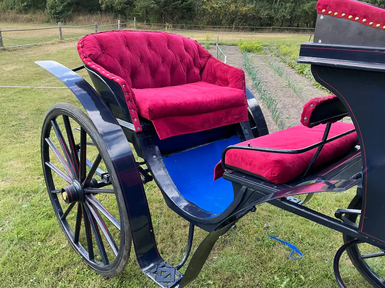 Billede 3 - Hestevogn - Ponyvogn med buk. Stor model