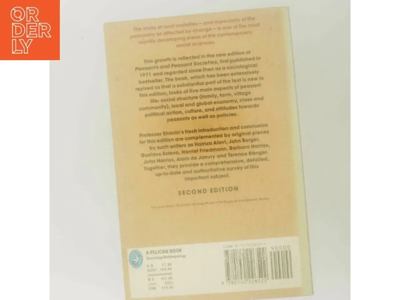 Billede 3 - Peasants and peasant societies : selected readings af Teodor Shanin (Bog)