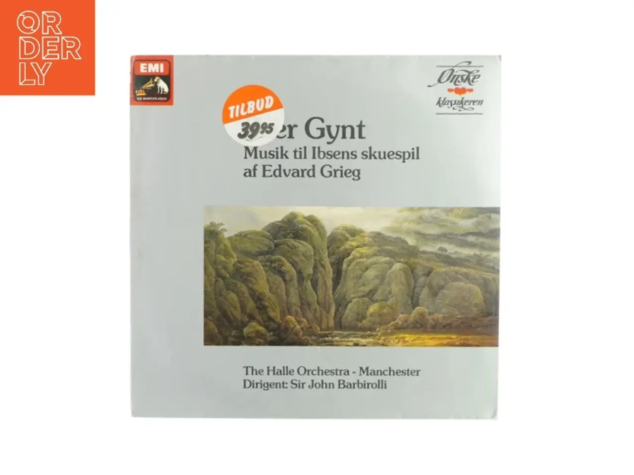 Billede 1 - Peer Gynt Musik til Ibsens skuespil af Edvard Grieg vinylplade