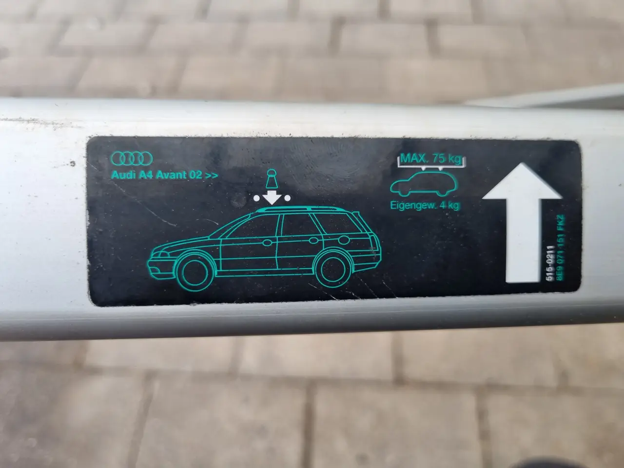 Billede 2 - Tagbøjler Audi A4 Avant 2002 til 2007