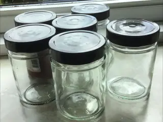 6stk Opvarmnings glas/syltetøjsglas