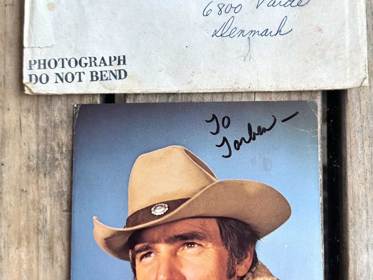 Billede 1 - Autograf, Skuespiller, Dennis Weaver