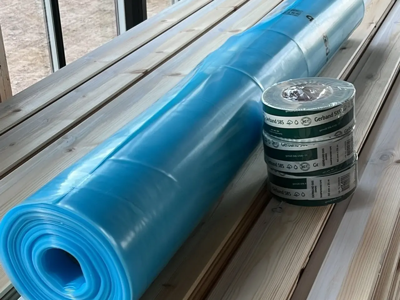 Billede 1 - Dampspærre 100m2 helt ny + 3rl tape