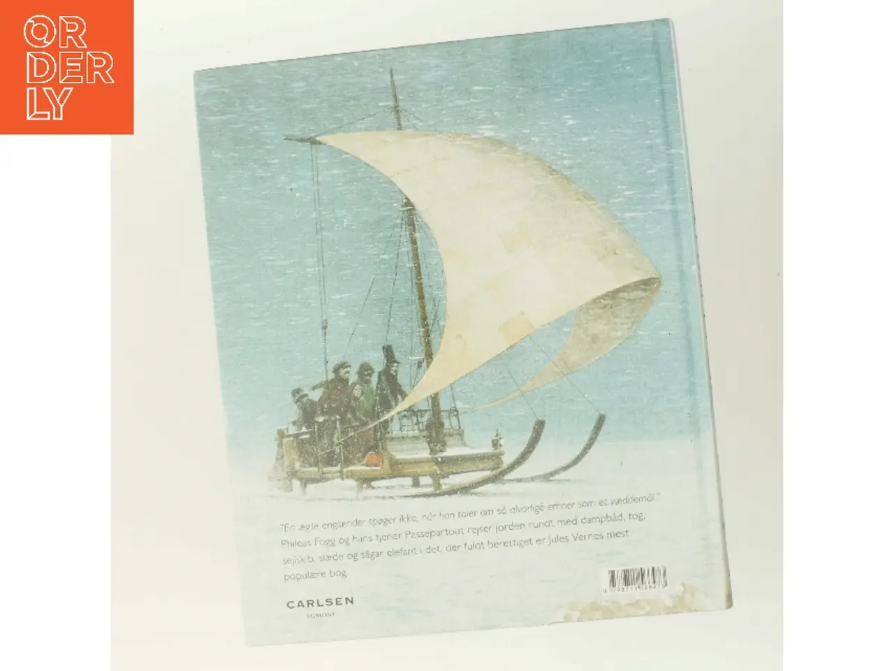 Billede 3 - Jorden rundt på firs dage af Jules Verne (Bog)
