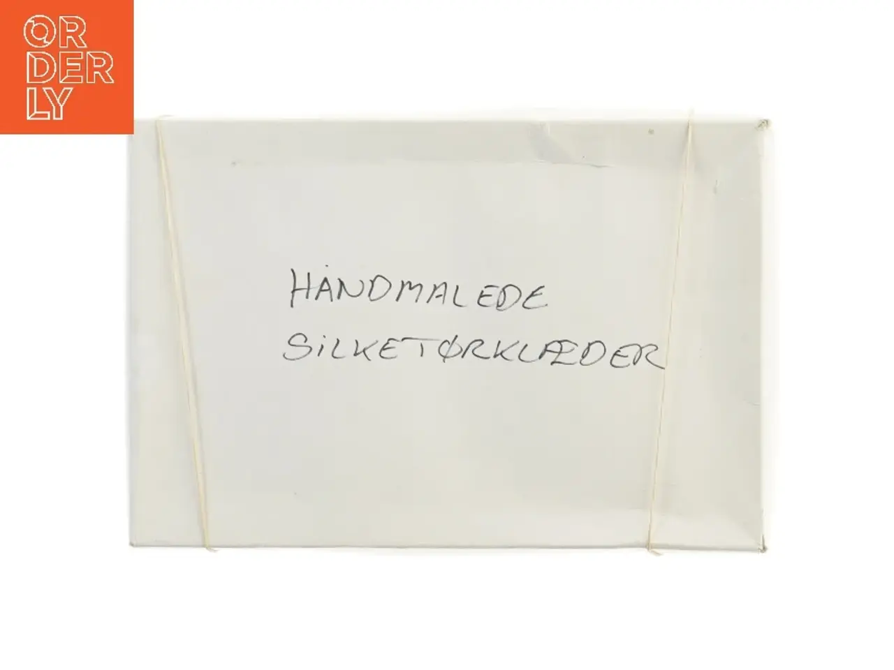Billede 1 - Håndmalede silketørklæder (8 stk) i ægte silke.
