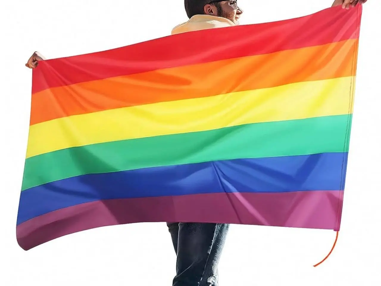 Billede 2 - Pride flag / regnbueflag 90x150 cm