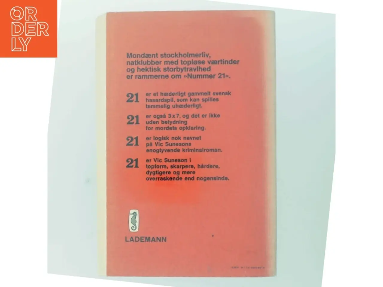 Billede 3 - Vic Suneson 'Nummer 21' Bog fra Lademann