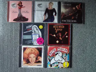 .BETTE MIDLER CDer sælges stykvis