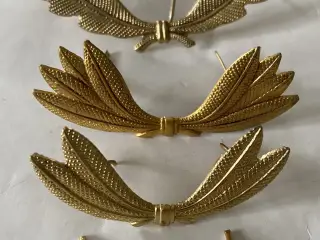 5 Emblemer, DSB Laurblade + Egeblade fra før 1973