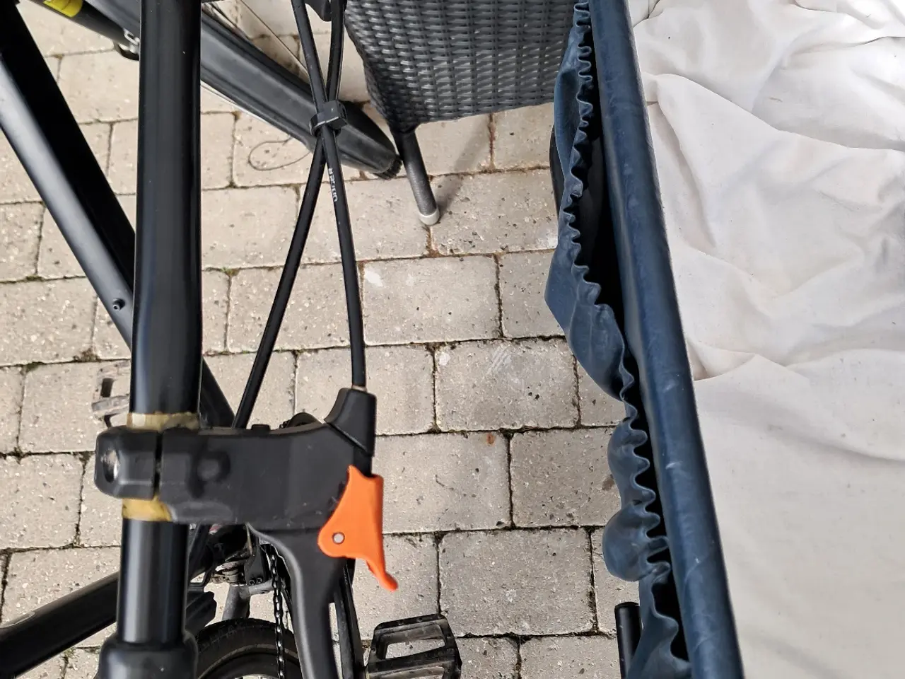 Billede 4 - Special barnevogn m ekstra langt liggemål. 140x65