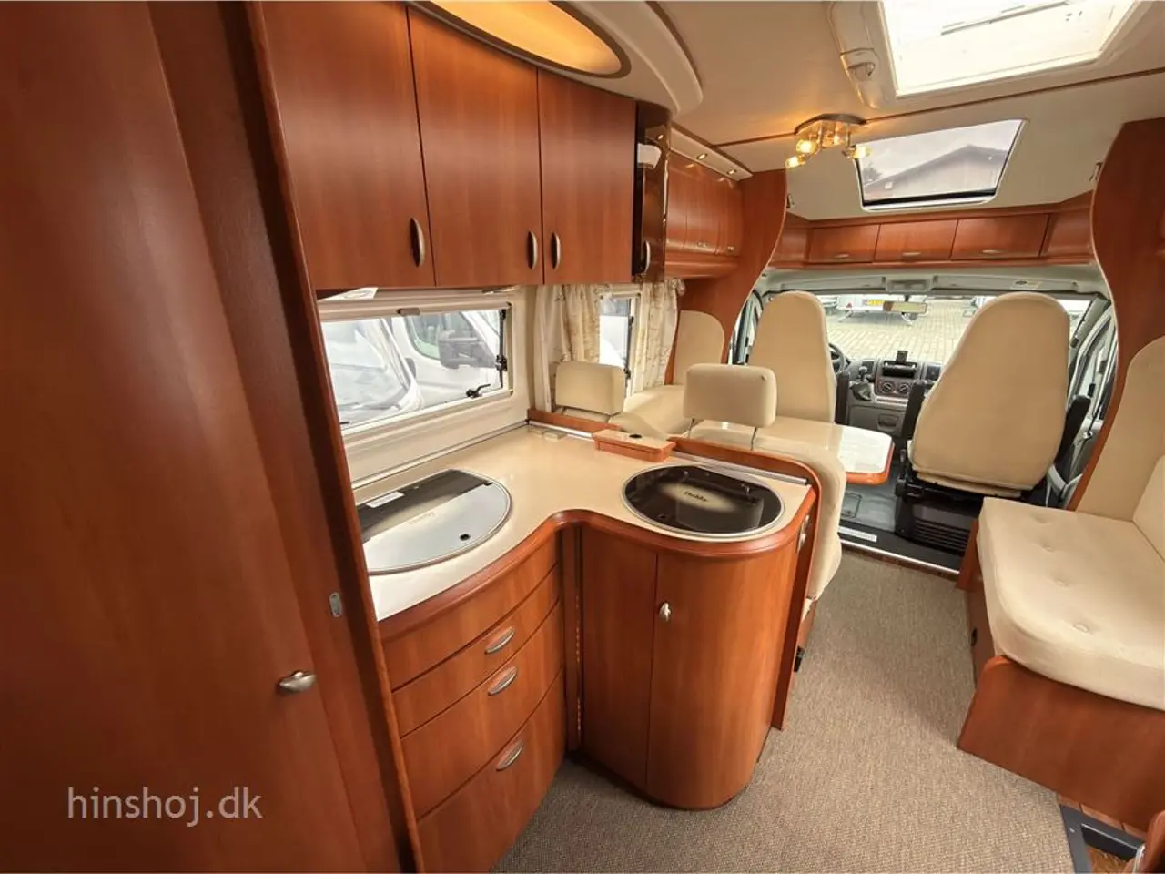 Billede 3 - 2008 - Hobby Toscana Exclusive 650 FLC Autocamper med lav fransk dobbeltseng fra Hinshøj Caravan