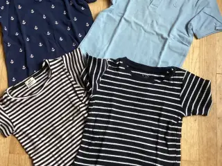 T-shirts pakke str. 122/128, 4 stk.
