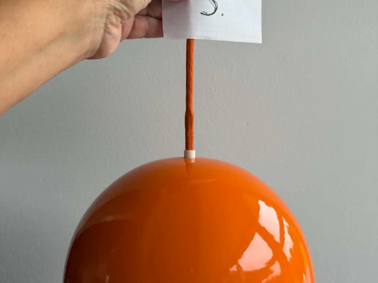 Billede 5 - 7 stk. org. vintage VP Flowerpot (orange emalje)