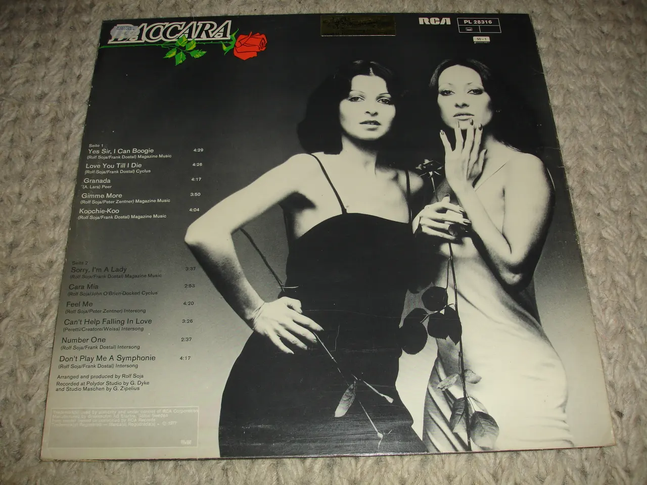 Billede 3 - Baccara – Baccara ( Sorry, I'm A Lady )