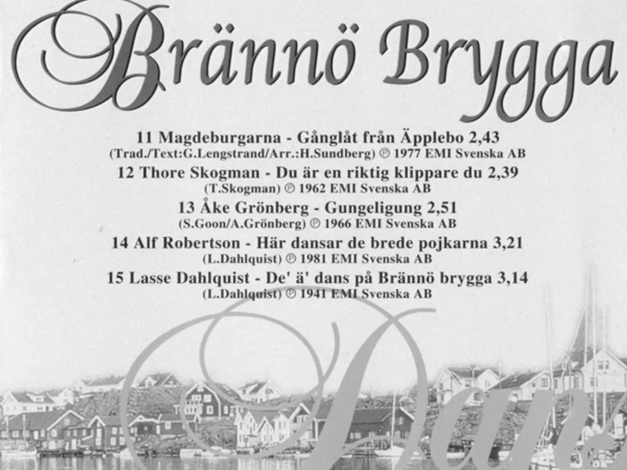 Billede 3 - Diverse kunstnere – Brännö Brygga – CD