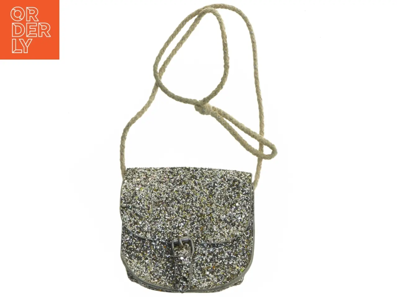 Billede 1 - Glitter taske med skulderrem (str. 13x13 cm)