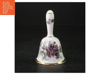 Porcelænsklokke med violmotiv fra Countess