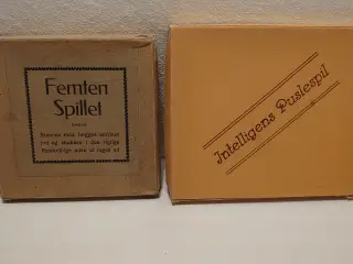 Intelligens puslespil og Femtenspillet.Før 1948
