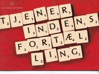 Tjenerindens Fortælling - Opera 2000 - Det Kongelige Teater - Program A5 - Pæn