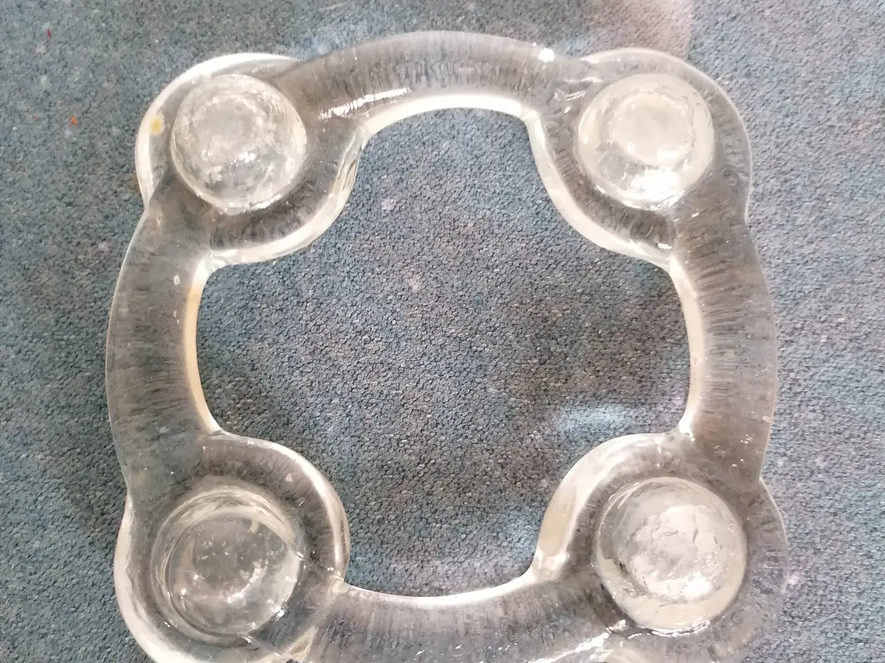 Billede 1 - Smuk Pukeberg Glassbrük Lysestage
