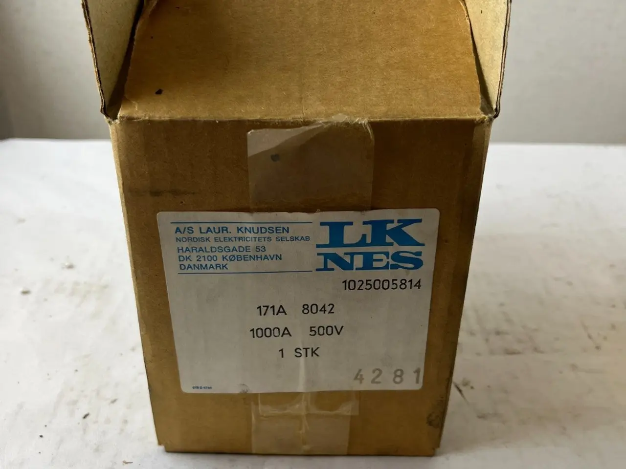 Billede 3 - LK NBS 171A 8042 1000A 500V Universal Fuse DIN 4